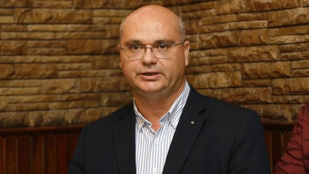 El alcalde de Villajoyosa, Andrés Verdú (PSPV-PSOE), en un acto público