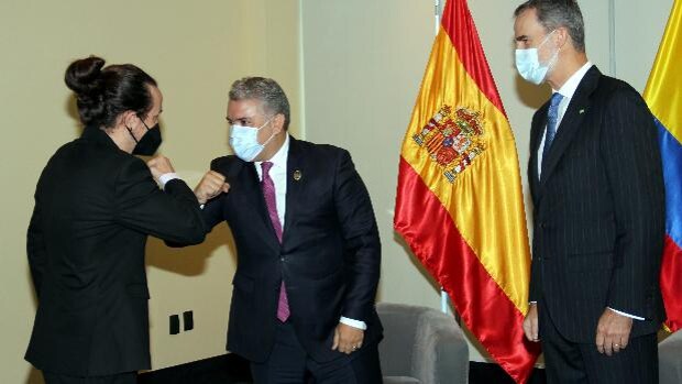 Iglesias también se infiltró en el viaje que el Rey realizó a Bolivia a principios de noviembre