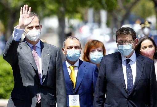 Image taken this Thursday of King Felipe VI in Castellón