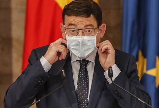Image taken this Tuesday of the president of the Generalitat, Ximo Puig
