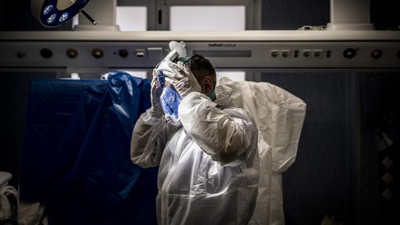 Imagen de archivo de personal sanitario en Valencia