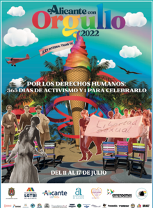Cartel del Orgullo Alicante 2022