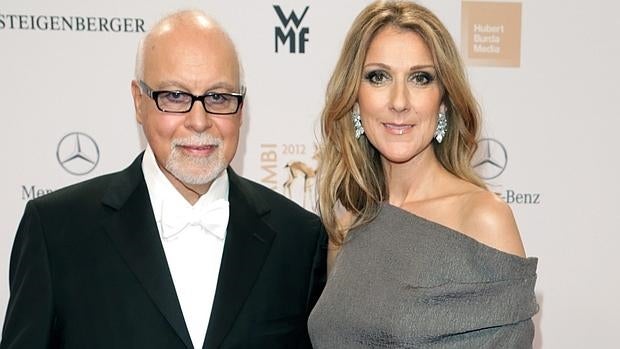 René Angélil y Céline Dion, en una imagen de 2012