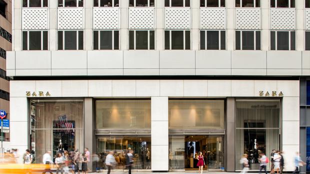 Una de las tiendas de Zara, en Nueva York