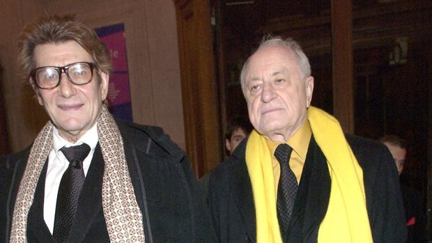 Pierre Bergé, junto a su expareja de Yves Saint Laurent