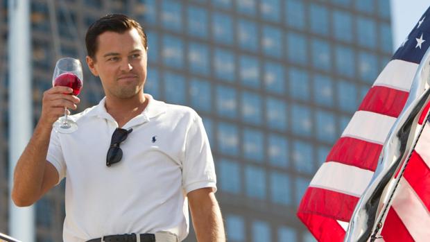 Leonardo DiCaprio en su interpretación en «El lobo de Wall Street»