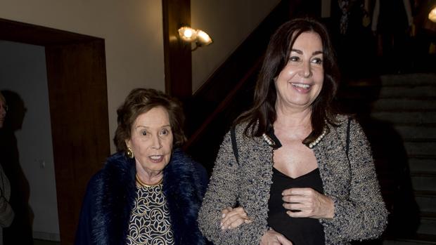 Carmen Martínez-Bordiú y su madre