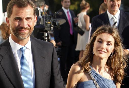Don Felipe y Doña Letizia en el enlace entre Nicolás de Grecia y Tatiana Blatnik