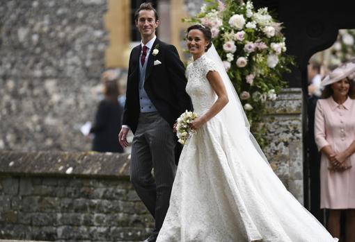 Pippa Middleton y James Matthews el día de su boda