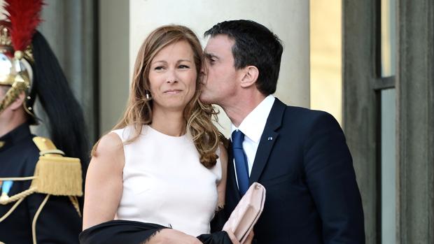Manuel Valls y Anne Gravoin