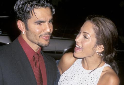 JLo con su primer marido, Ojani Noa, quien le regaló un diamante de 100.000 dólares