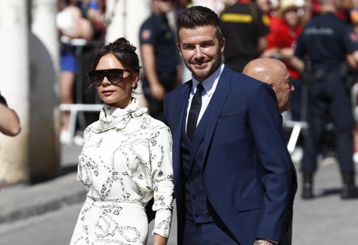 Victoria y David Beckham