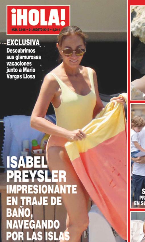 Isabel Preysler, espectacular en bañador a los 68 años