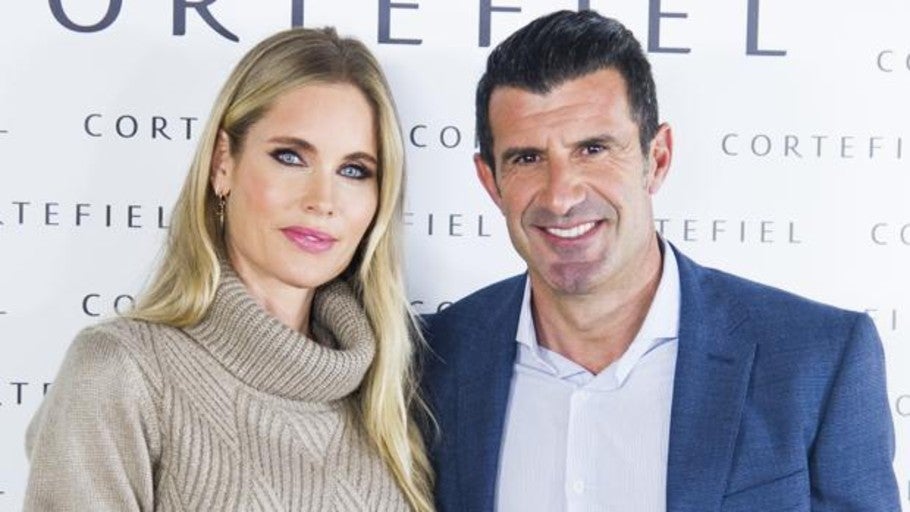 Luis Figo y Helen Svedin, la pareja de oro de la publicidad