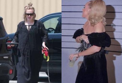 El antes y el después de Adele