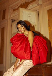 A design by the Encinar firm during one of its fashion shows