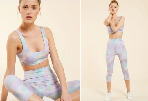 Multicolored sports set, from Etam: Price: € 1.99 for the top and € 12.99 for the leggings