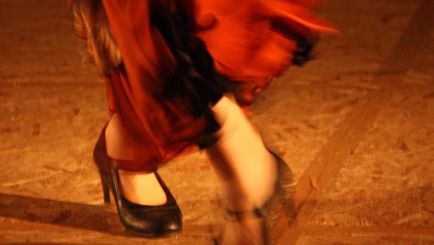 El «olefit» permite entrenar con los movimientos del flamenco.