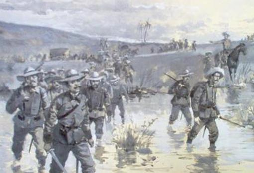Soldados españoles durante la Guerra de Cuba (1895-1898)