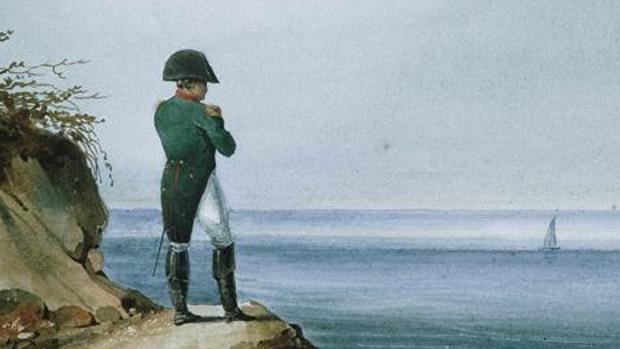Napoleón en Santa Elena, por Francois-Joseph Sandmann