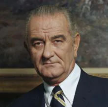Lyndon B. Johnson, en 1964