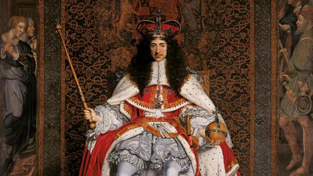 Carlos II, coronado en Westminster Abbey