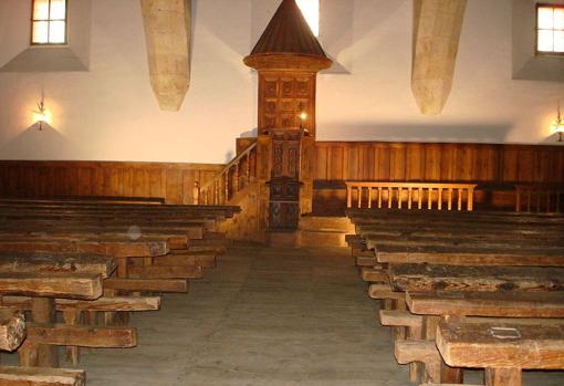 Aula de Fray Luis de León en las Escuelas Mayores de la Universidad de Salamanca.