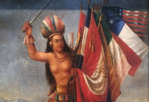Alegoría de la unión americana por Mariano Florentino Olivares
