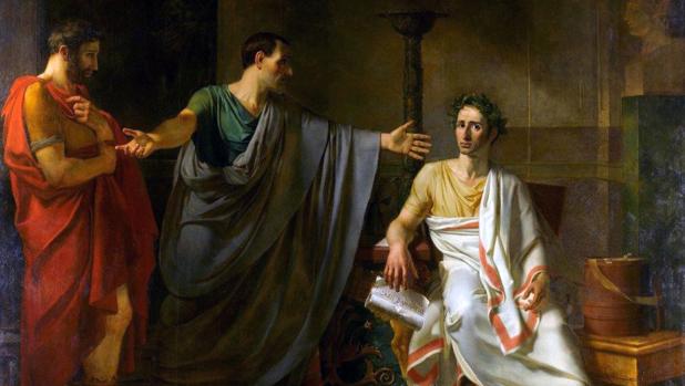La clemencia de César, por Abel de Pujol, 1808