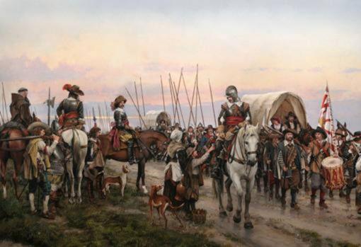 El Camino español, pintuira de Augusto Ferrer-Dalmau