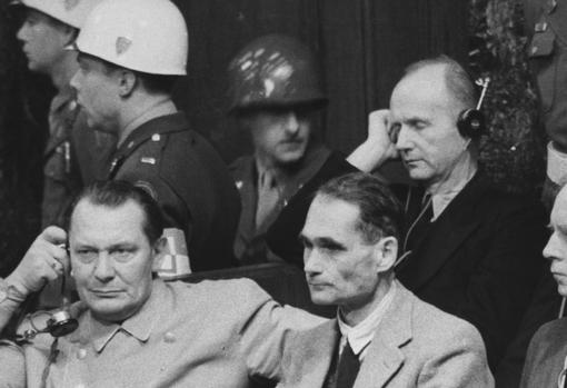 Goering, during one of the trial sessions