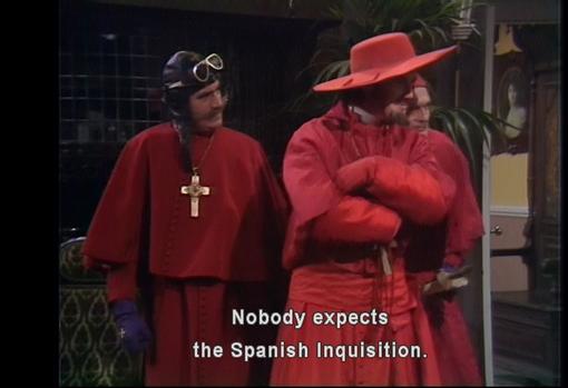 Parodia de los Monty Python sobre la Leyenda Negra