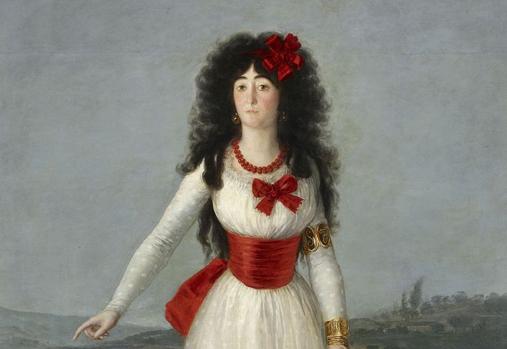 La duquesa de Alba de Tormes, retratada por Francisco de Goya en 1795.