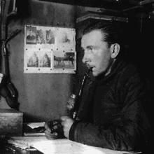 Alfred Wegener, durante una de sus expediciones a Groenlandia