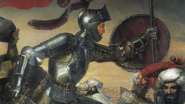 El Gran Capitán en el asalto a Montefrío. Obra de José de Madrazo.