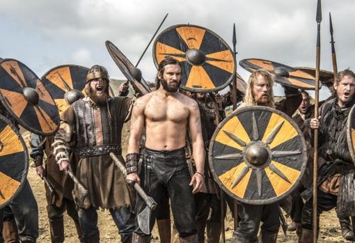 Fotograma de la serie vikingos.