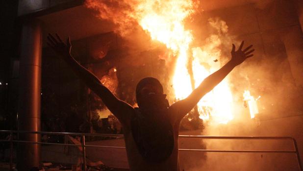 Disturbios en Paraguay