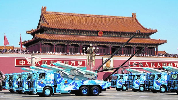 Desfile en Pekín del 70 aniversario de la victoria de China sobre Japón