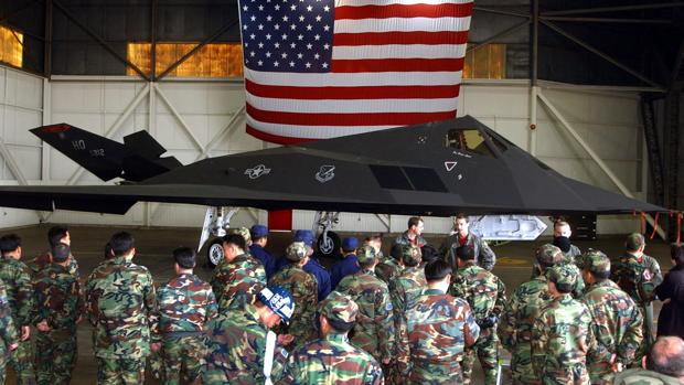 Militares estadounidenses en en la base Kun San en Seúl
