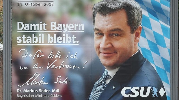 Cartel electoral de la CSU