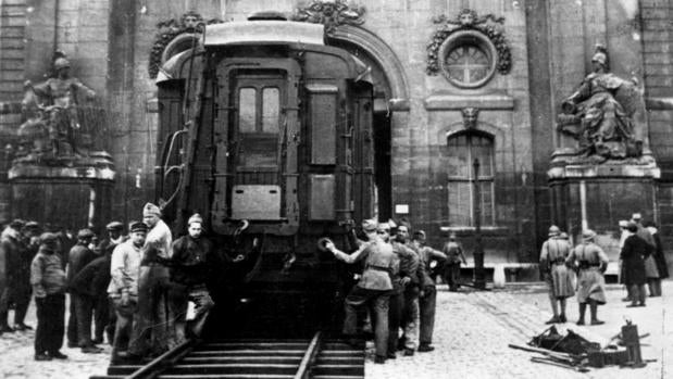 El vagón donde se firmó el armisticio tras la Primera Guerra Mundial