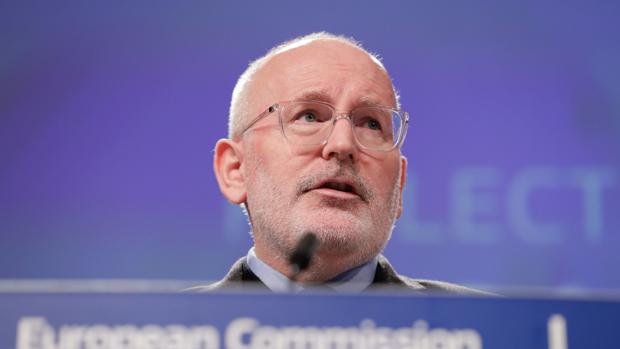 El vicepresidente de la Comisión Europea Frans Timmermans