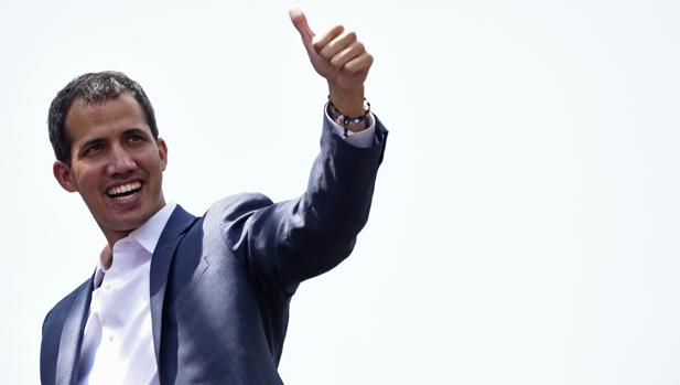 Juan Guaidó, el pasado sábado en Caracas