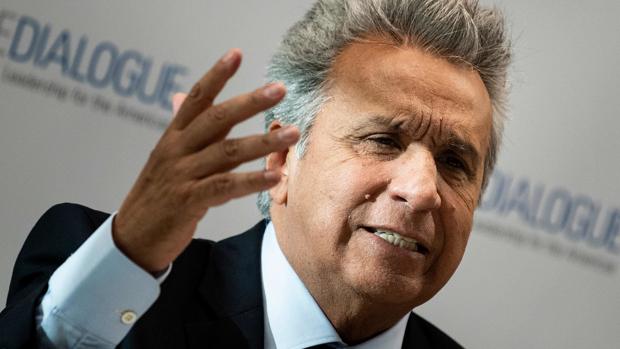 El presidente de Ecuador en su visita a Washington