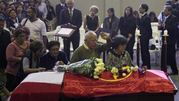 El funeral de Alan García en Lima