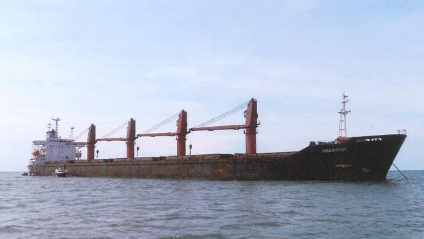 Barco norcoreano incautado por el gobierno de los Estados Unidos