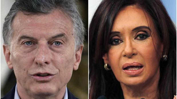 Mauricio Macri, actual presidente argentino, y Cristina Fernández de Kirchner, jefa de Gobierno entre 2007 y 2015