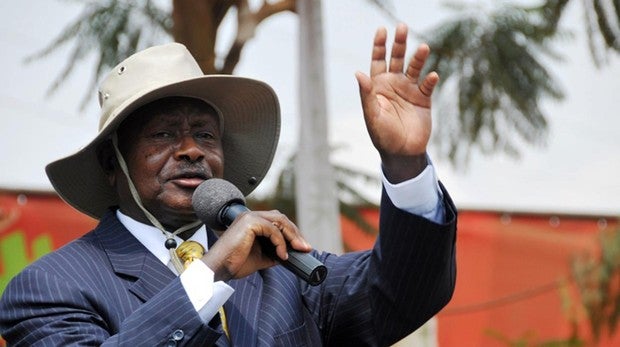 El presidente ugandés, Yoweri Museveni