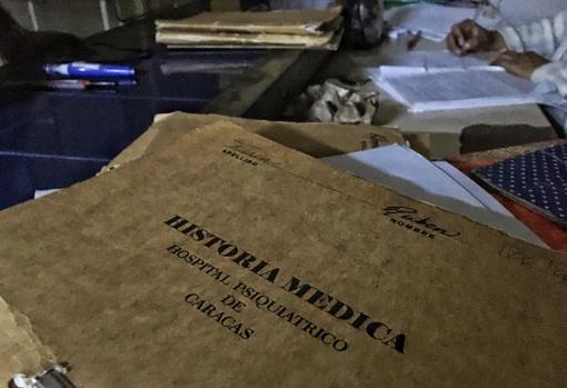 Historia médica del hospital psiquiátrico