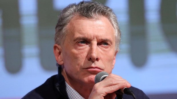 El presidente argentino Mauricio Macri en una convención en Bueno Aires